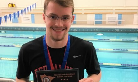 Boys’ Swimming State Champ – Andrew Karpenko!